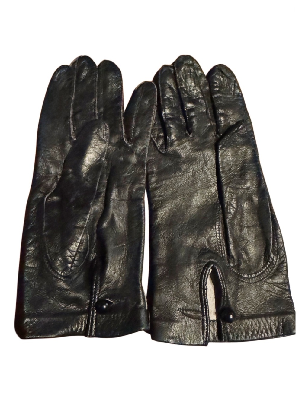 Vintage Women’s Genuine Leather Driving Gloves, Made in Italy - Circa 1940-1950 - Picture 8 of 10